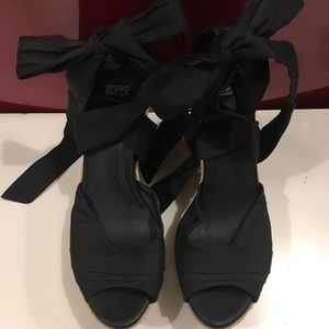 Woman’s espadrille shoes